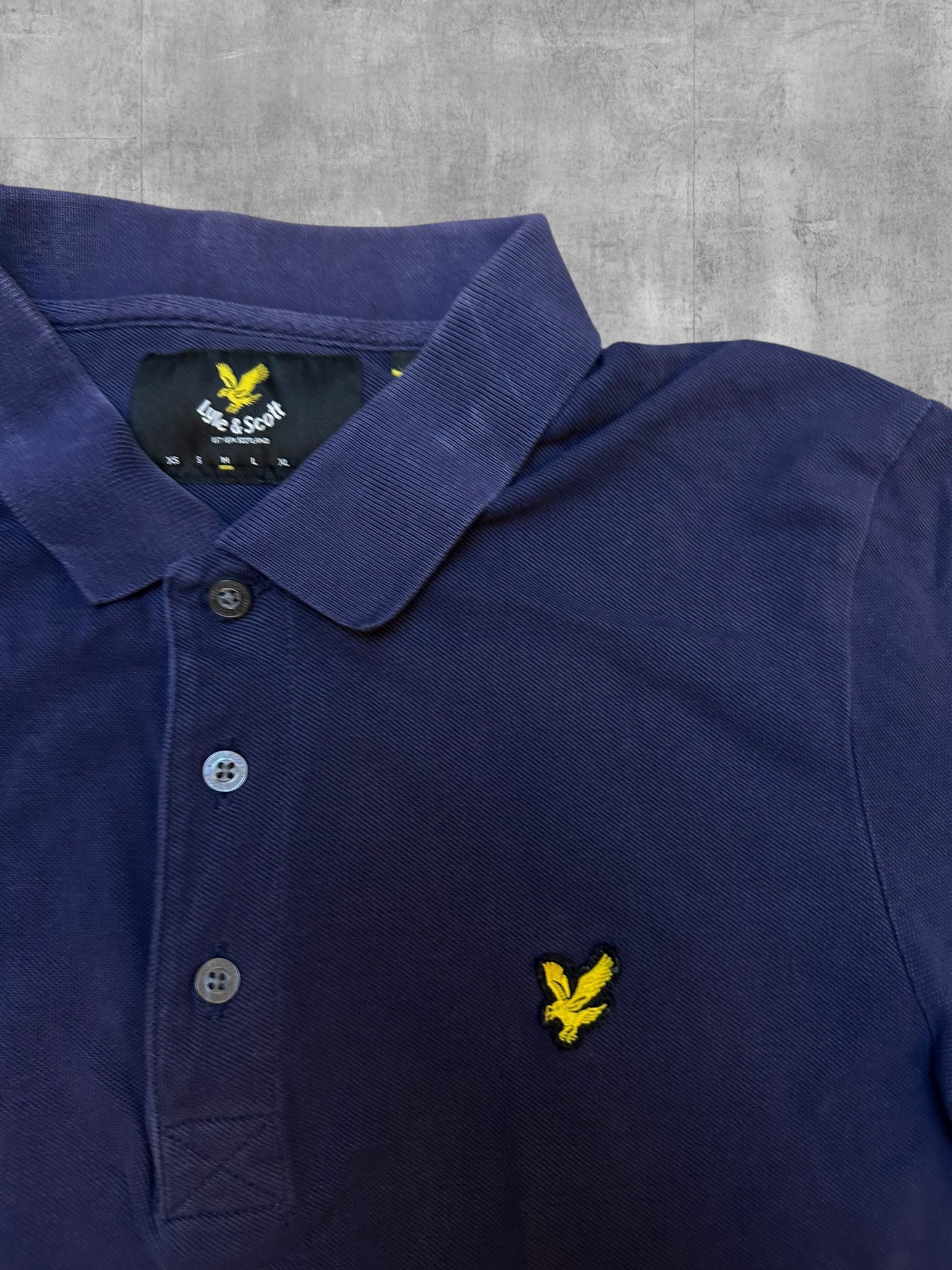 Lyle & Scott Poloshirt Marineblau M