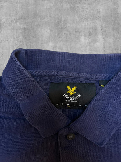 Lyle & Scott Poloshirt Marineblau M