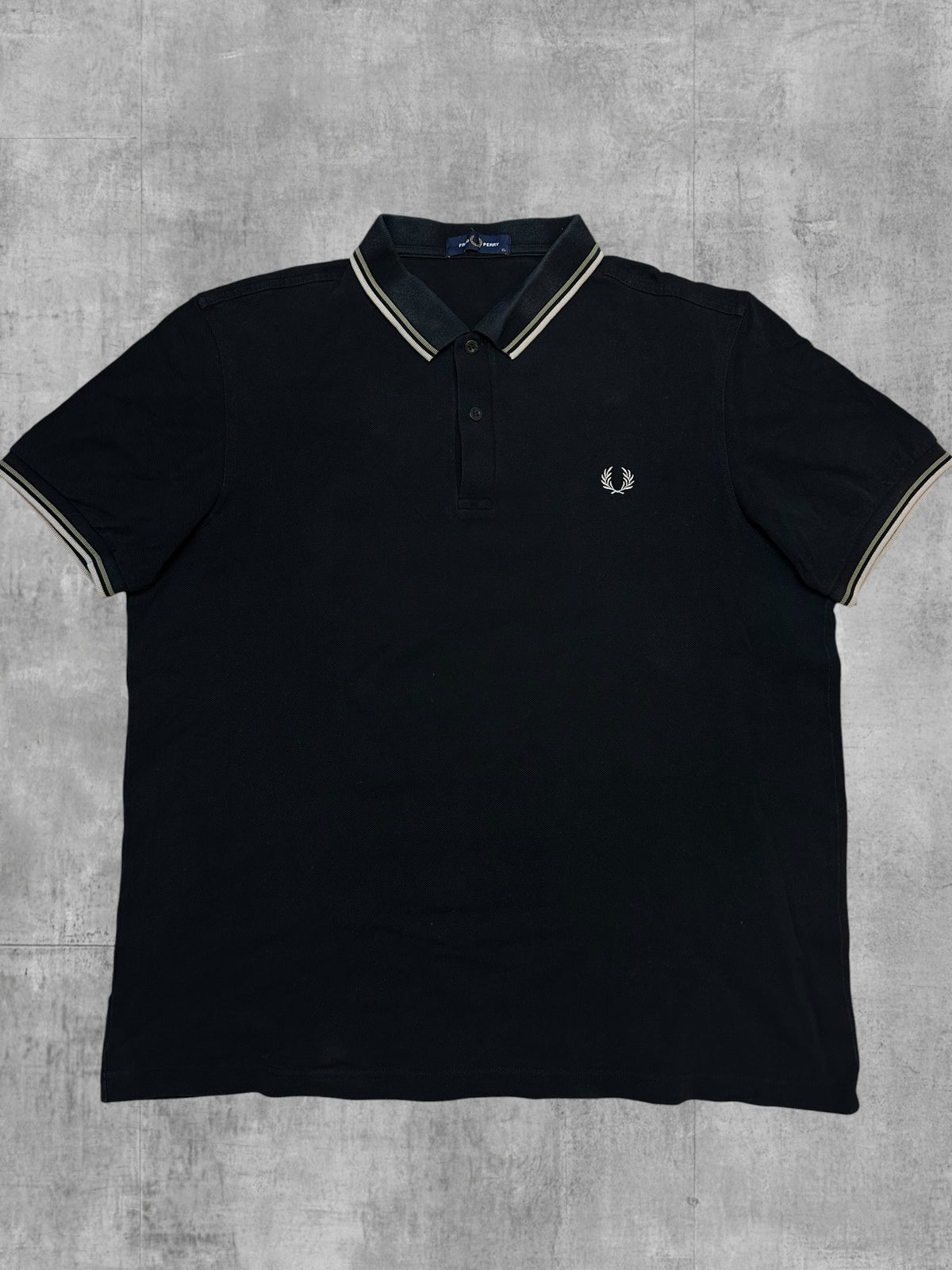 Fred Perry Polo Negro XL