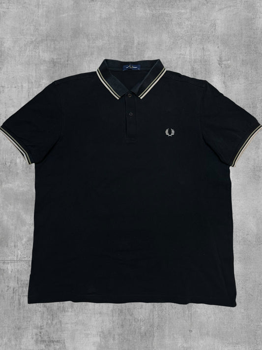 Fred Perry Poloshirt Schwarz XL