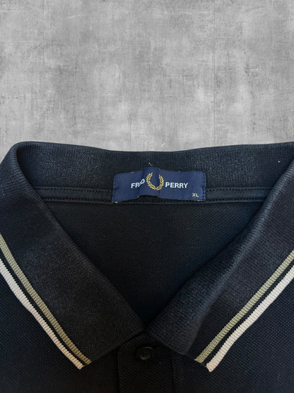 Fred Perry Polo Negro XL