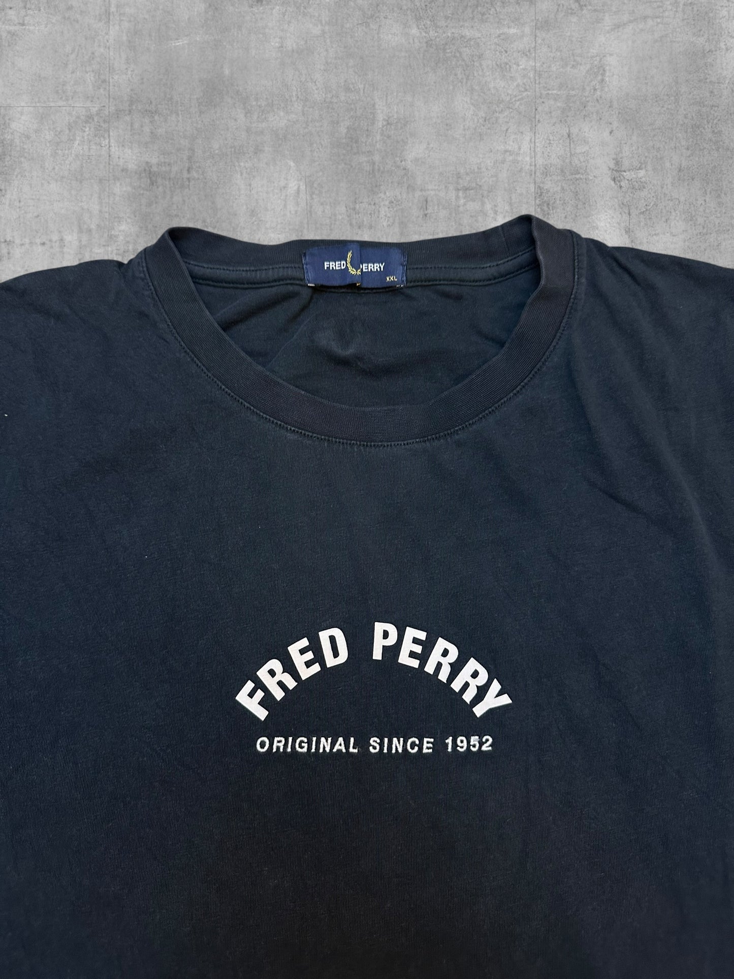 Fred Perry T-Shirt Schwarz XXL