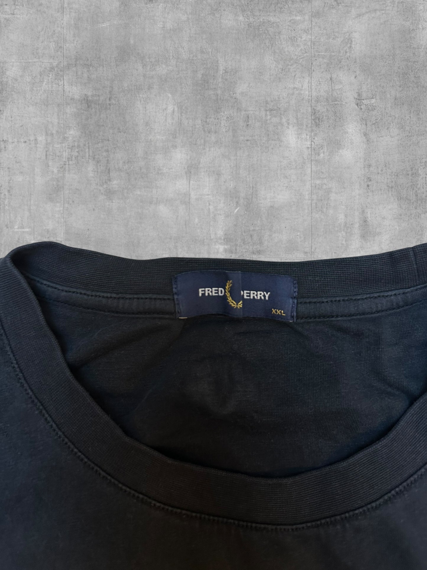 Fred Perry T-Shirt Schwarz XXL
