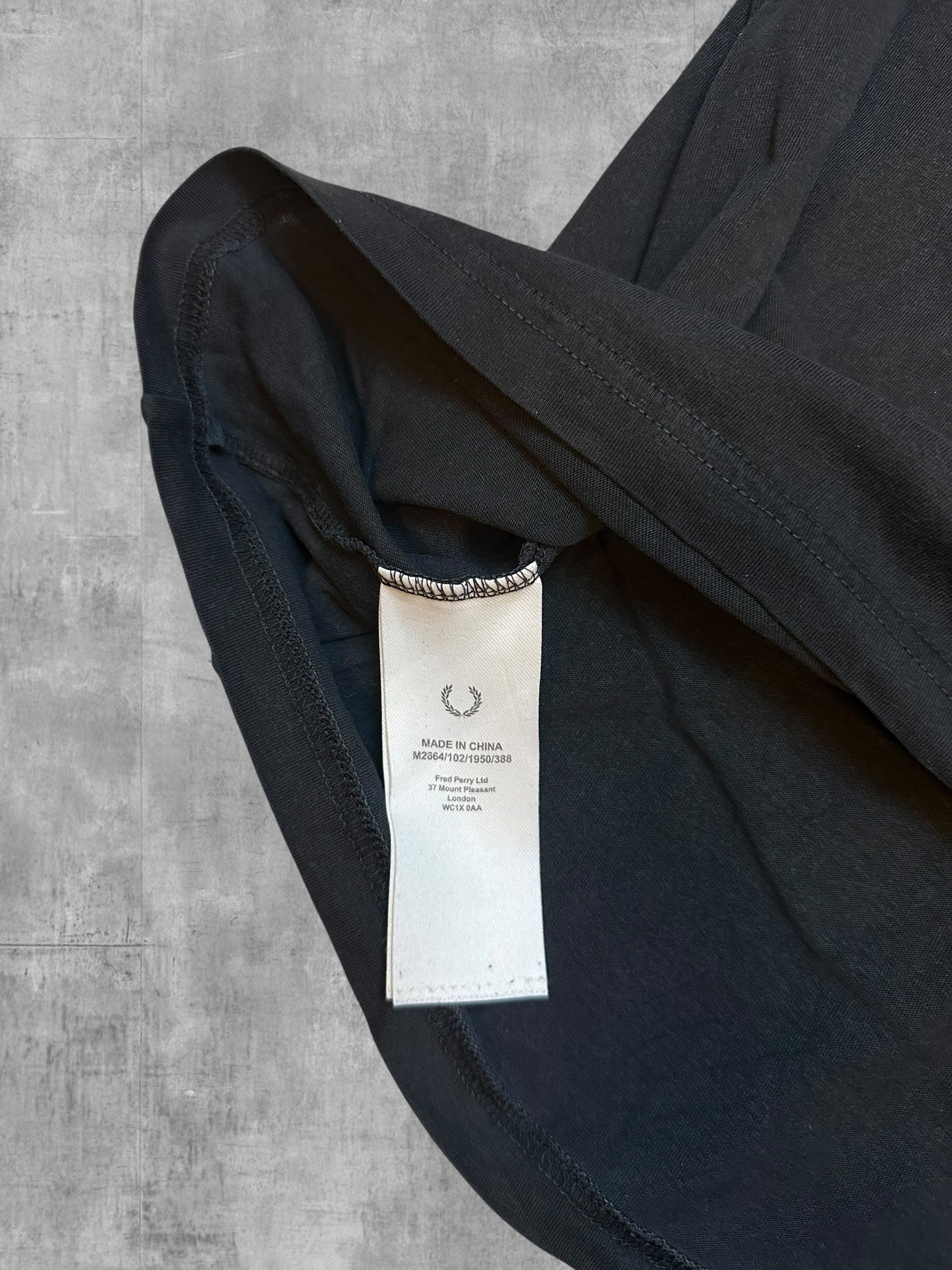 Fred Perry T-Shirt Schwarz XXL