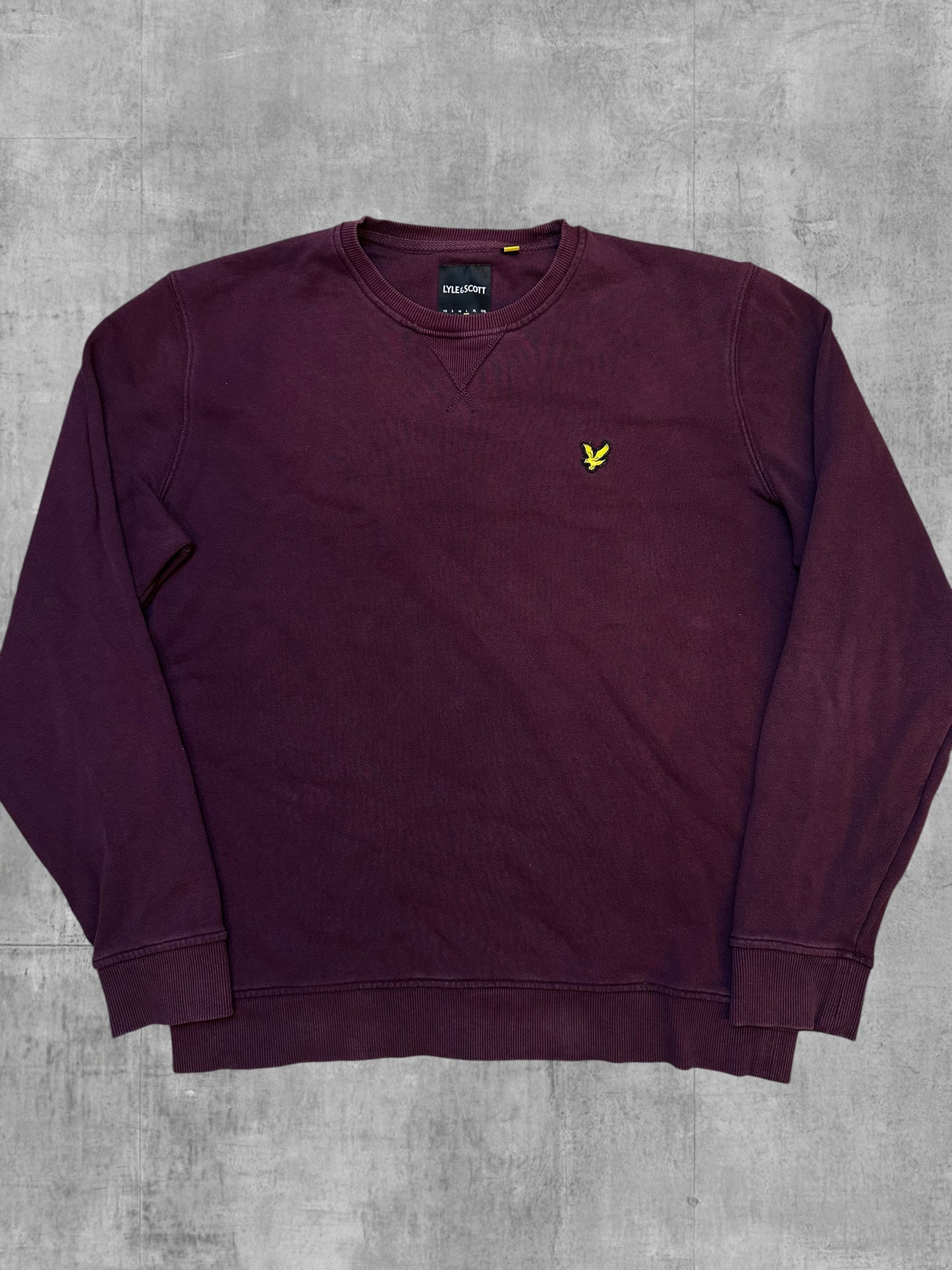 Lyle & Scott Sweatshirt Bordeaux Rot L