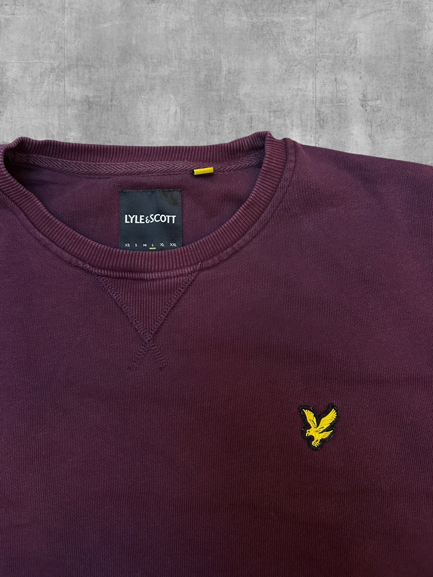 Lyle & Scott Sweatshirt Bordeaux Rot L