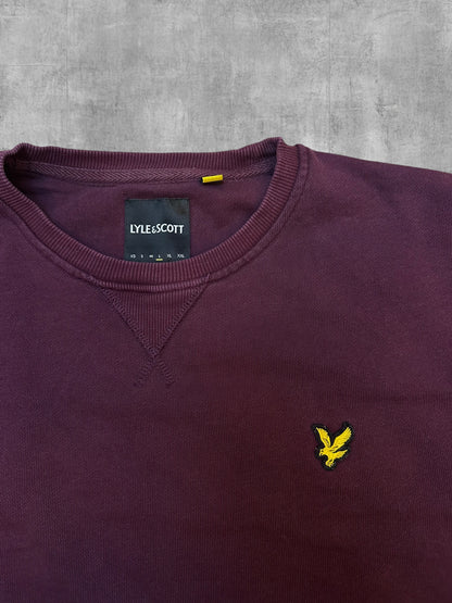 Lyle & Scott Sweatshirt Bordeaux Rot L