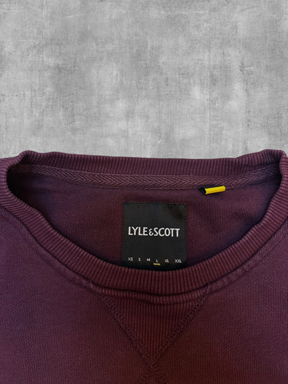 Lyle & Scott Sweatshirt Bordeaux Rot L