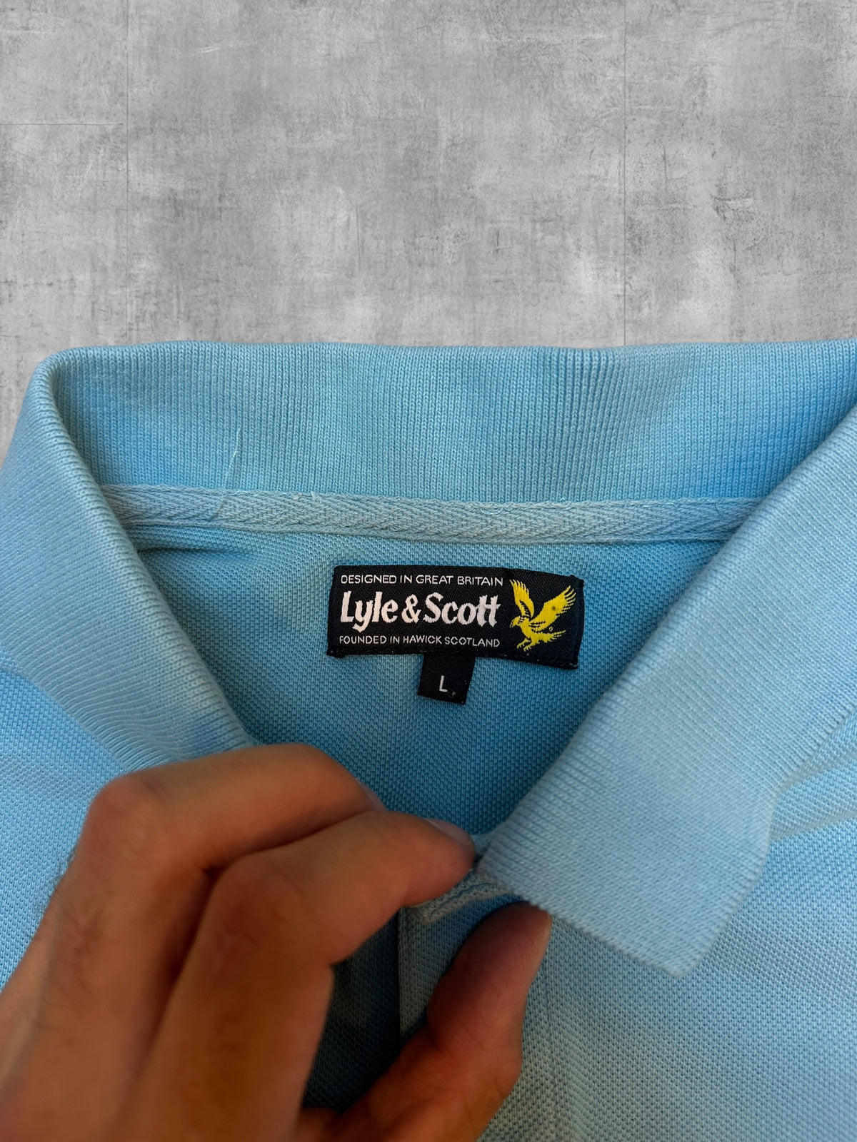Lyle & Scott Polo Shirt Light Blue M