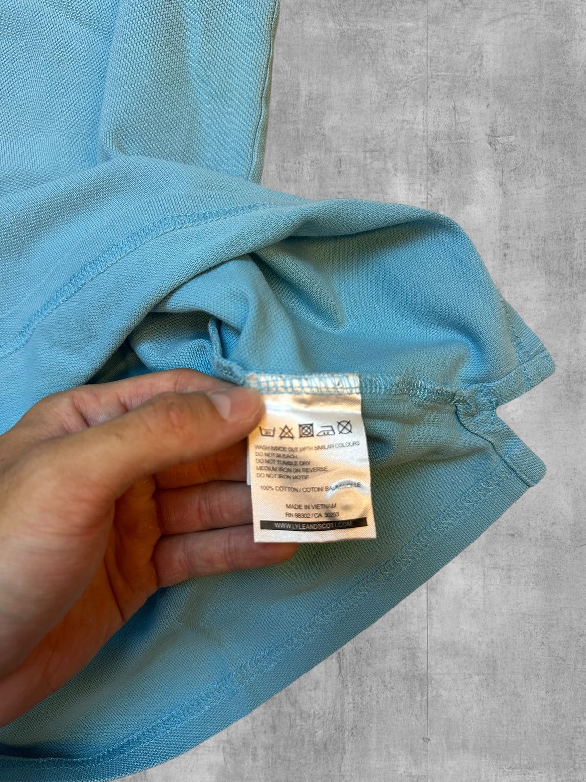 Lyle & Scott Polo Shirt Light Blue M