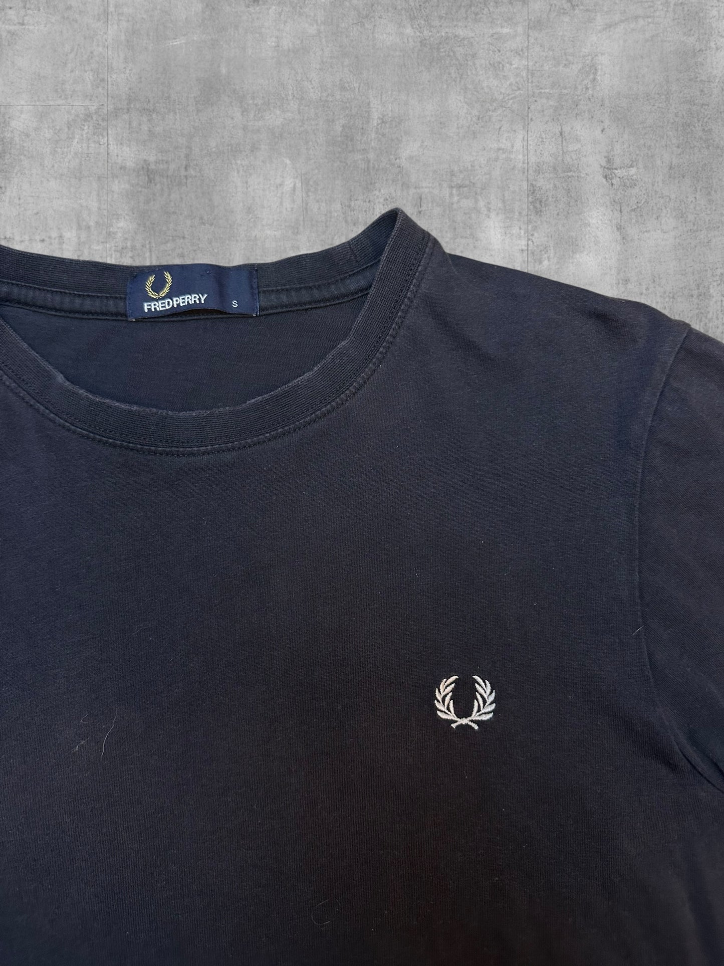 Fred Perry T-Shirt Schwarz S