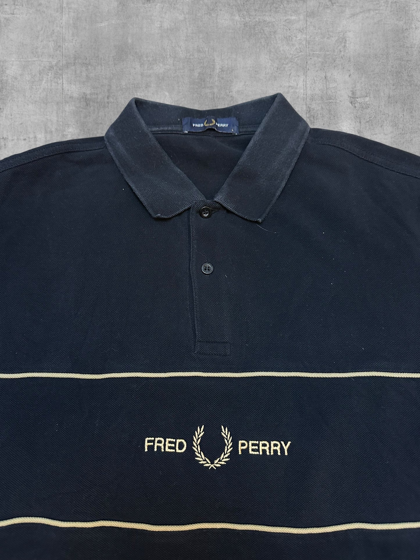 Fred Perry Poloshirt Navy Blau L