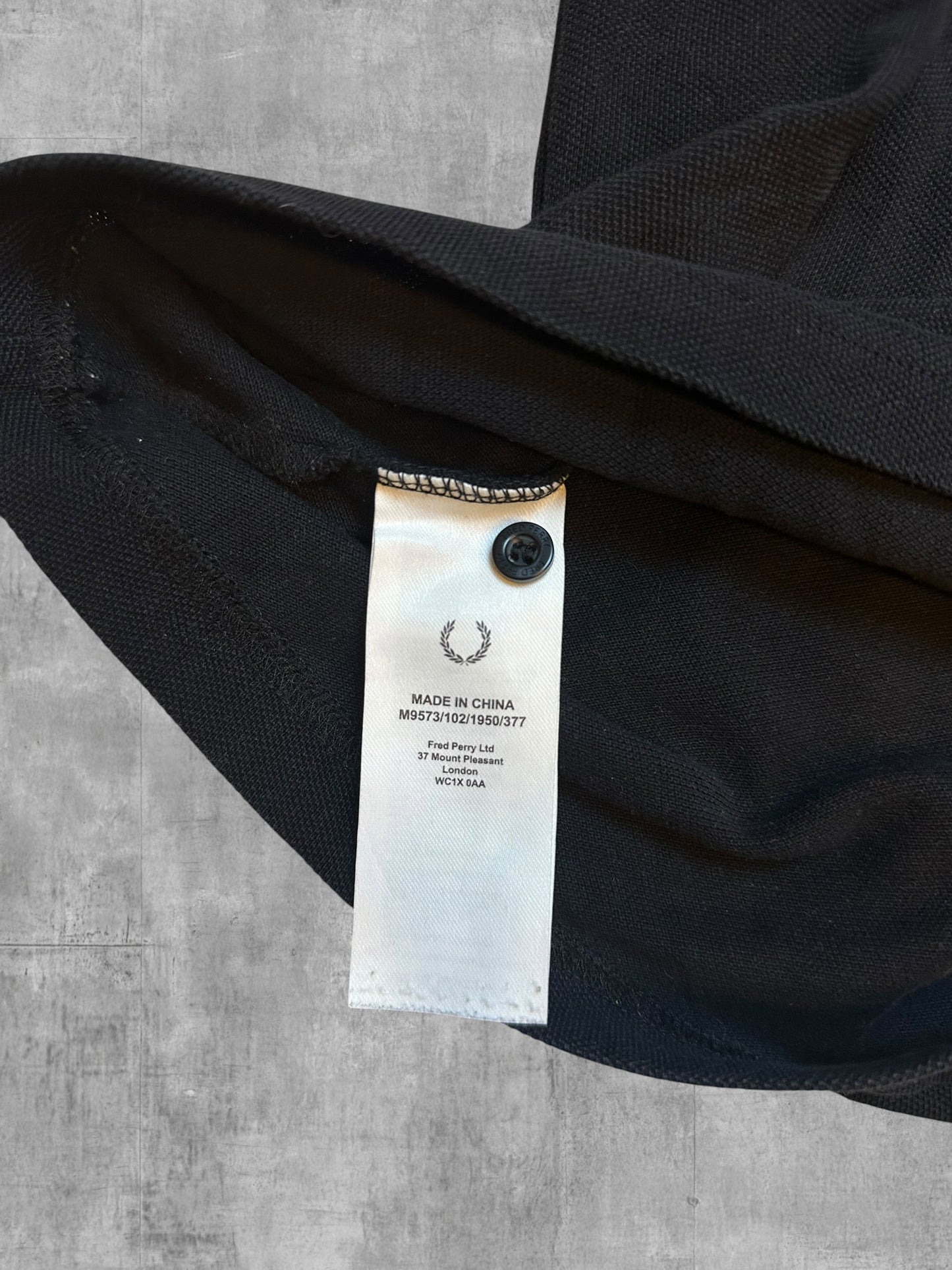 Fred Perry Poloshirt Navy Blau L