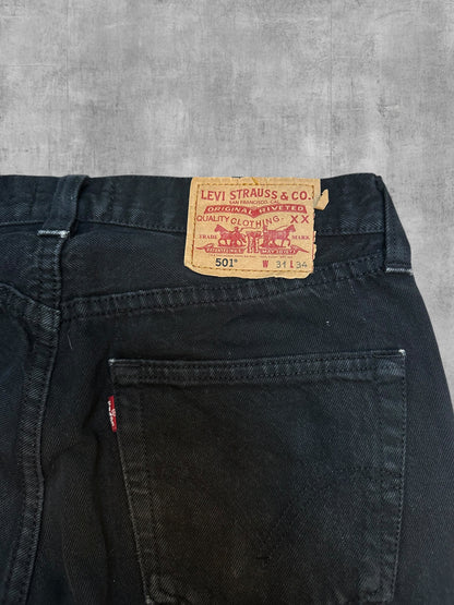 Levi's 501 Jeans Nero W31 L34