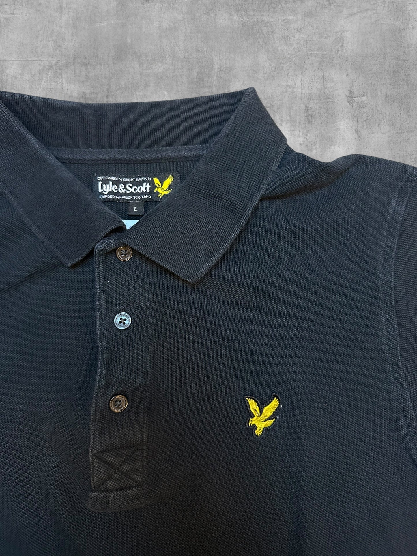Lyle & Scott Poloshirt Schwarz M