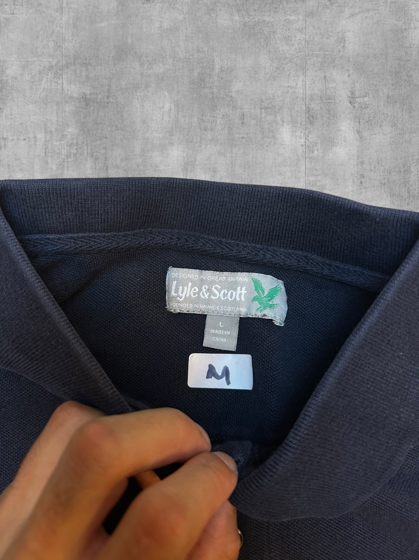 Lyle & Scott Poloshirt Navy Blau M