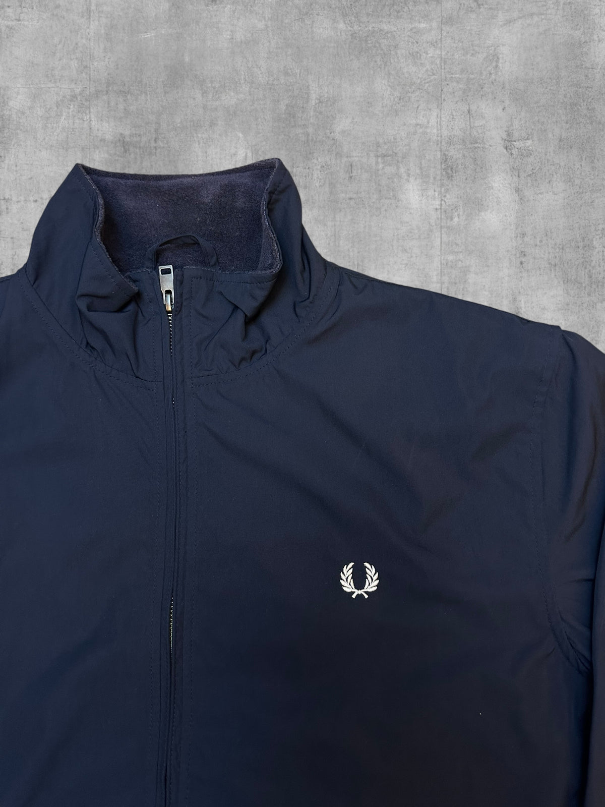 Fred Perry Bomber Windbreaker Azul marino M