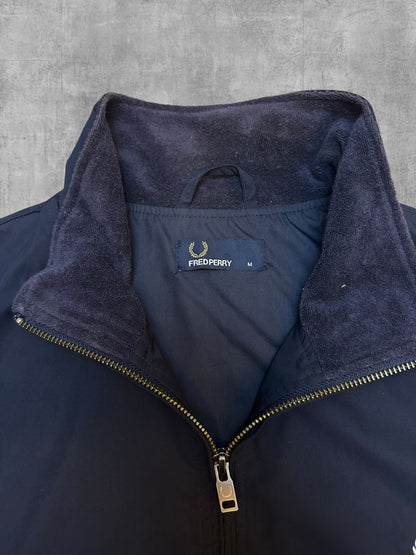 Fred Perry Bomber Windbreaker Azul marino M