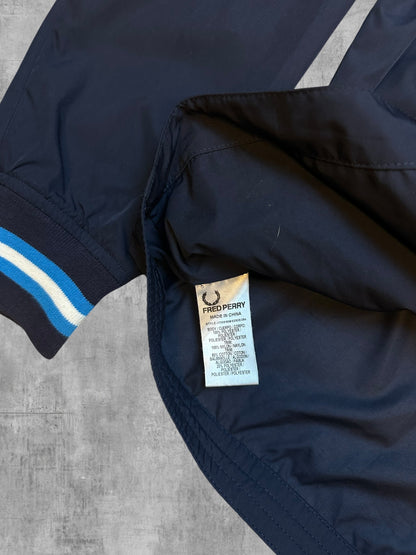 Fred Perry Bomber Windbreaker Azul marino M
