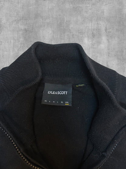 Lyle & Scott Zip Pullover Black XXL