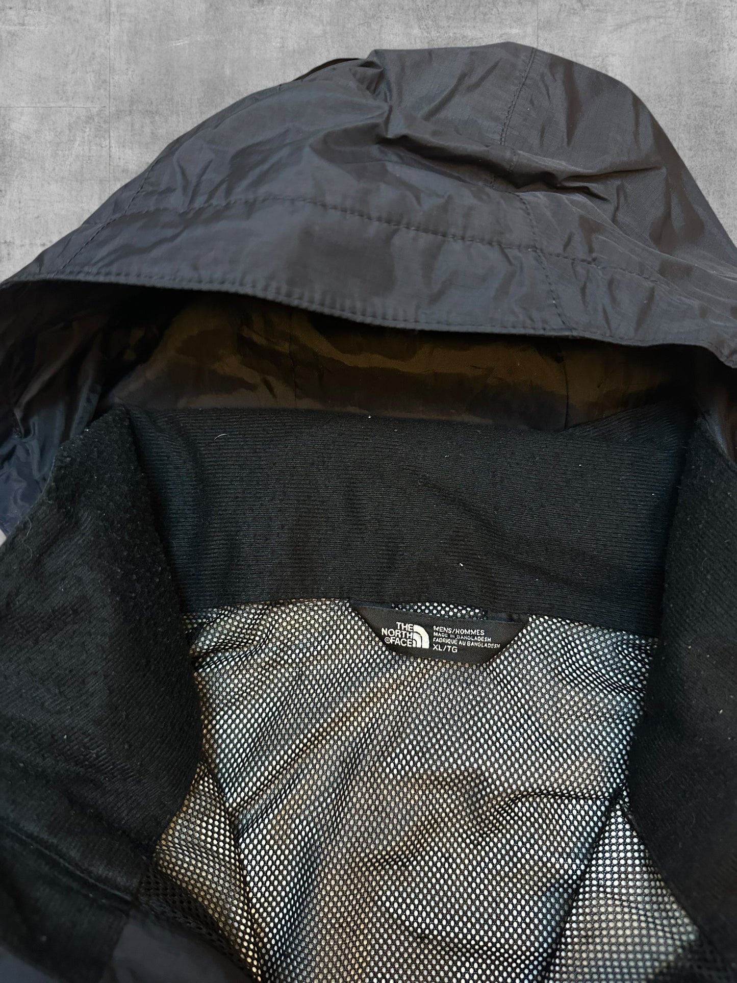 The North Face Regenjacke Schwarz XL