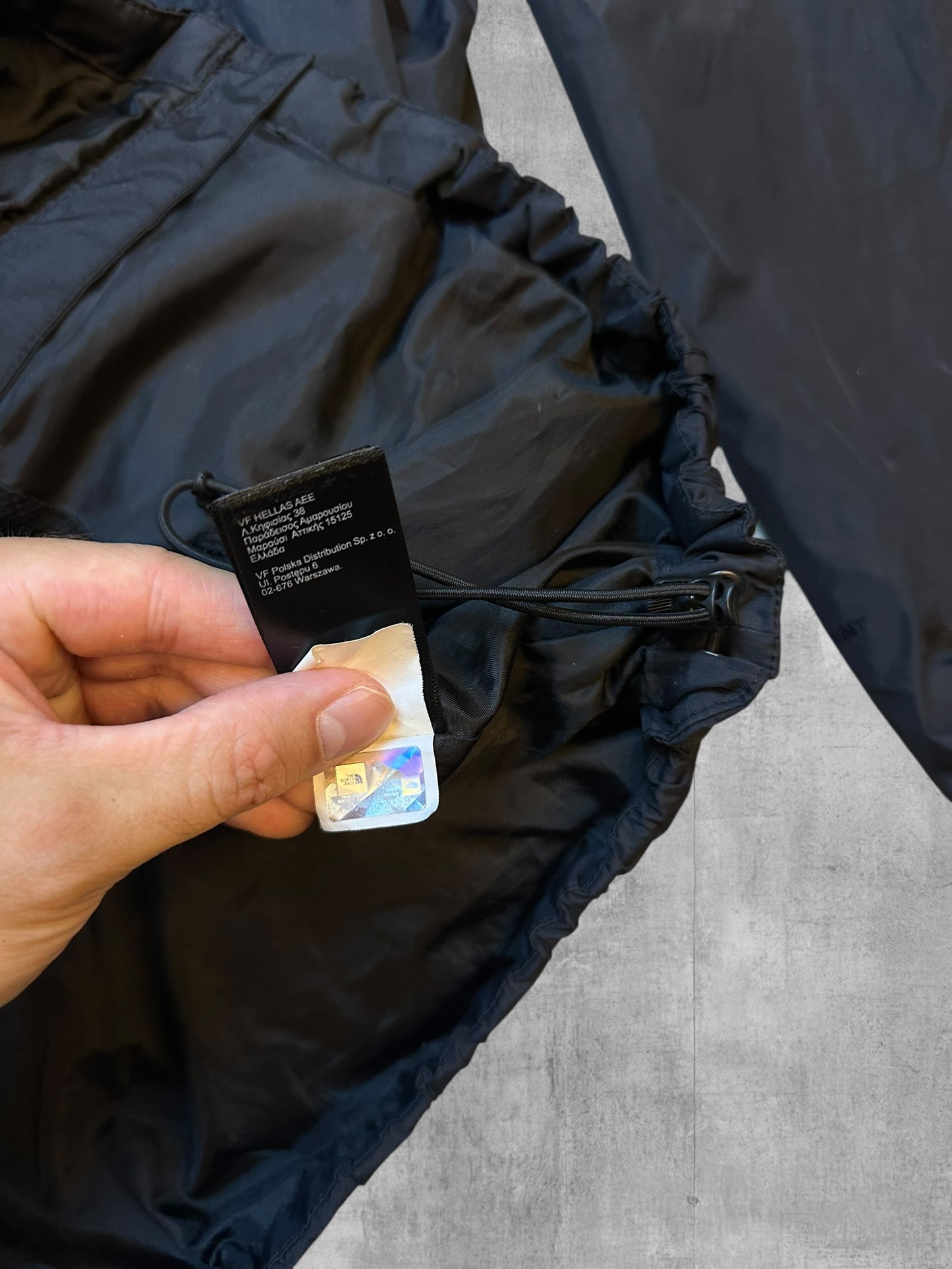 The North Face Regenjacke Schwarz XL
