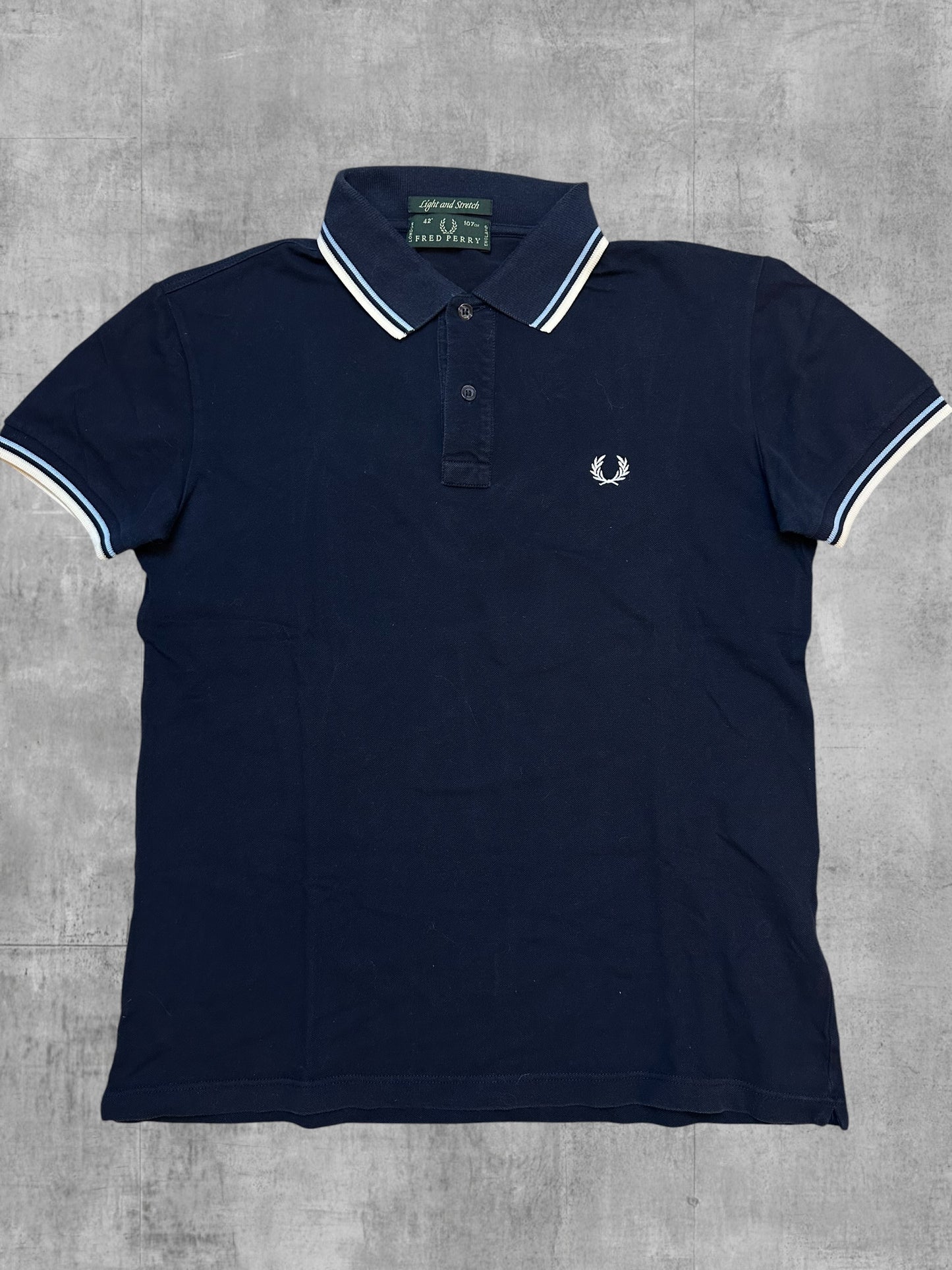 Fred Perry Poloshirt Navy Blau M