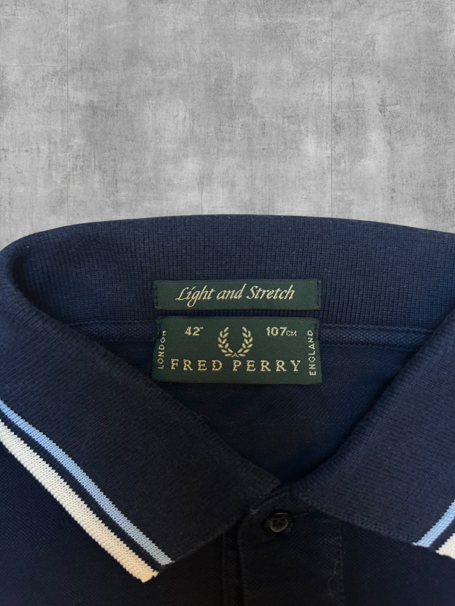 Fred Perry Poloshirt Navy Blau M