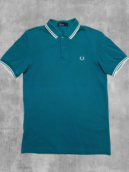 Fred Perry Polo Shirt Turquoise S