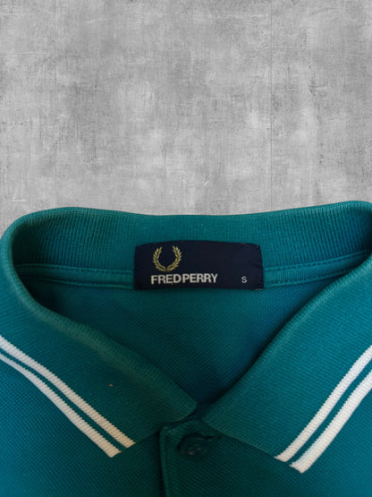 Fred Perry Polo Shirt Turquoise S