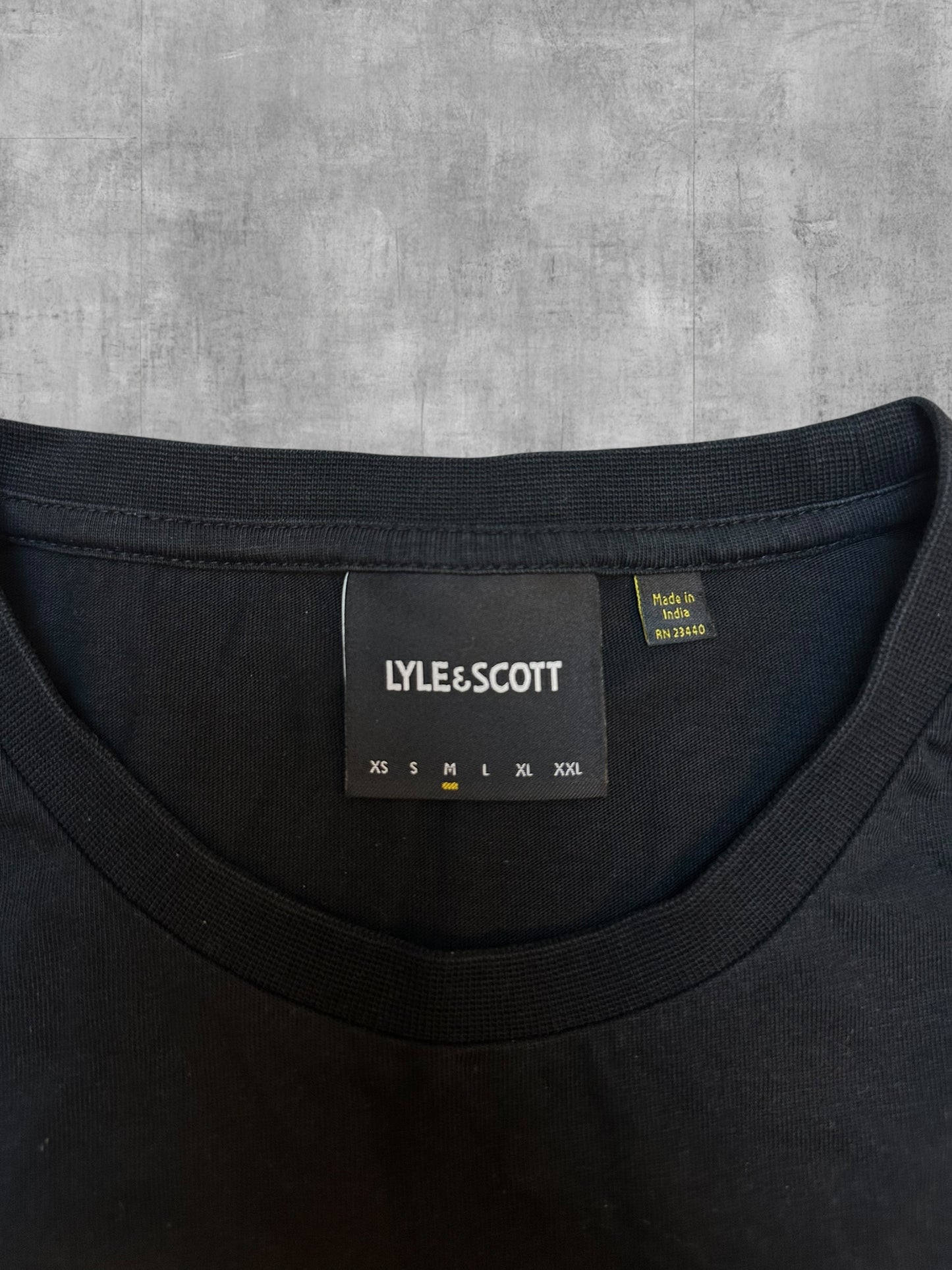 Lyle & Scott T-Shirt Schwarz M