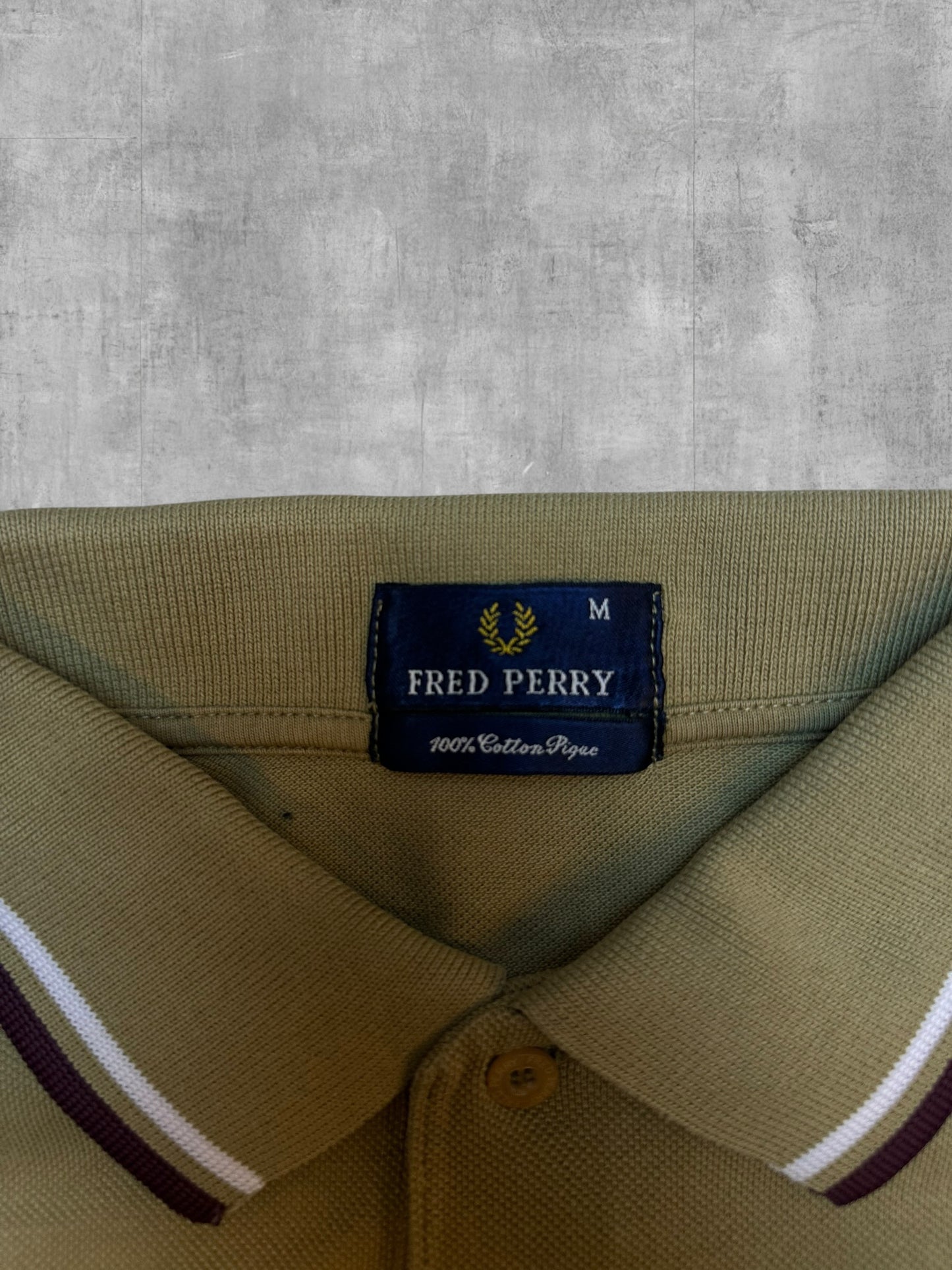 Fred Perry Poloshirt Khaki M