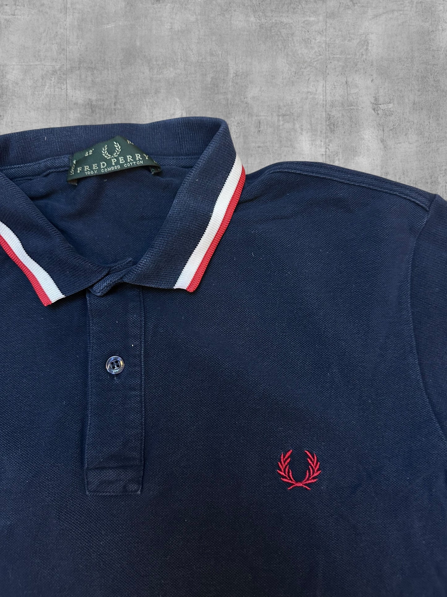 Fred Perry Polo Shirt Navy M