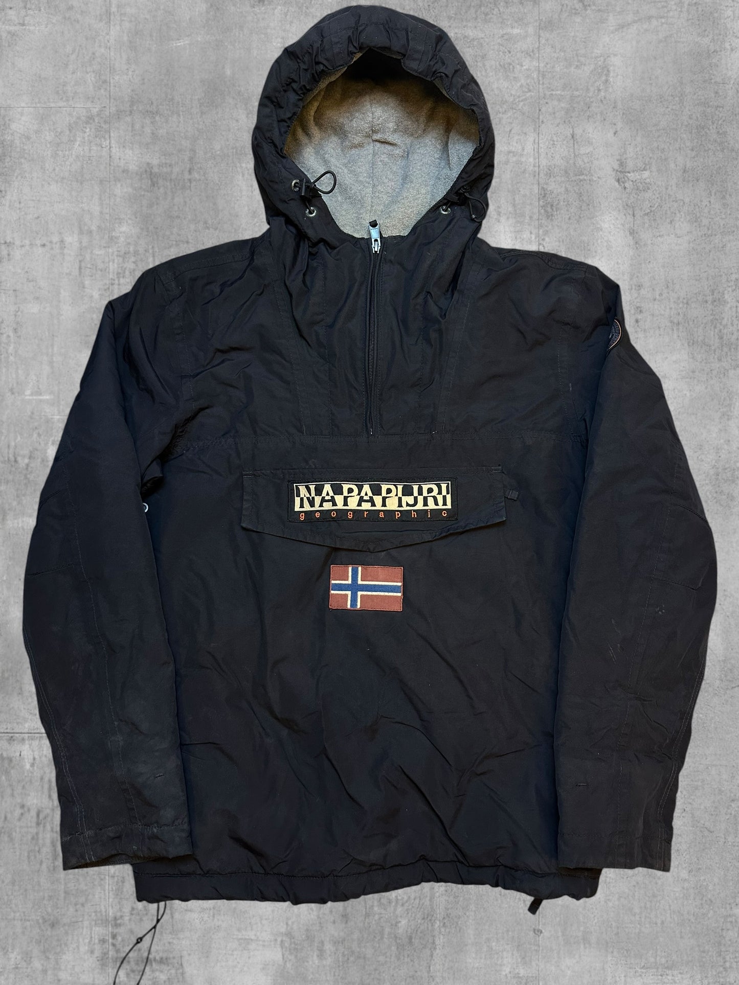 Napapijri Windbreaker Gefüttert Anorak Schwarz M