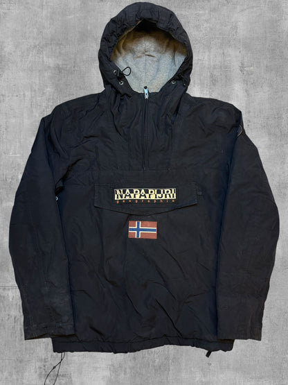 Napapijri Windbreaker Gefüttert Anorak Schwarz M