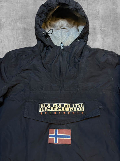 Napapijri Windbreaker Gefüttert Anorak Schwarz M