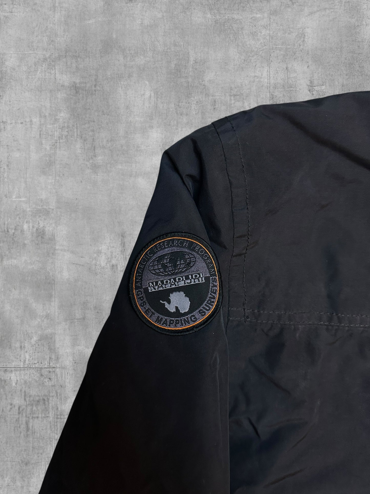 Napapijri Windbreaker Gefüttert Anorak Schwarz M