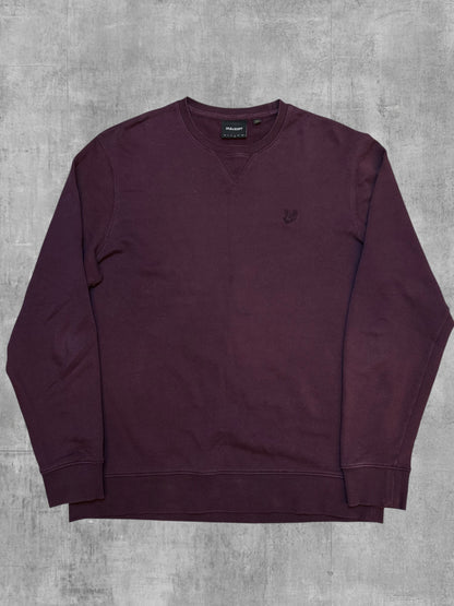 Lyle & Scott Sweatshirt Weinrot L