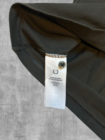 Fred Perry Poloshirt Schwarzgrün M