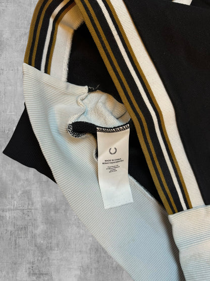 Fred Perry Half-Zip Pullover Schwarz M