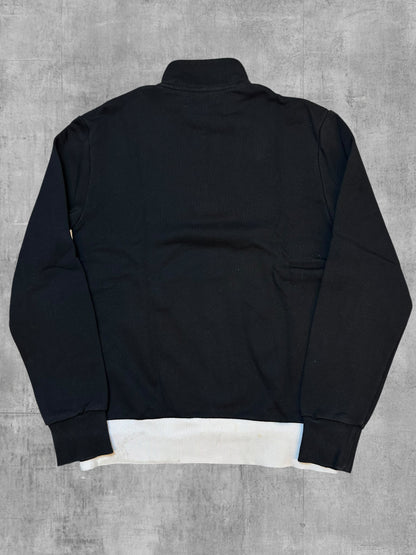 Fred Perry Half-Zip Pullover Schwarz M