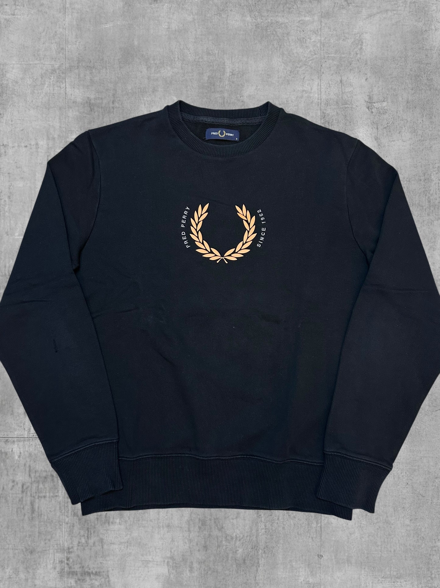 Fred Perry Sweatshirt Schwarz M