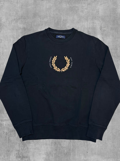 Fred Perry Sweatshirt Schwarz M