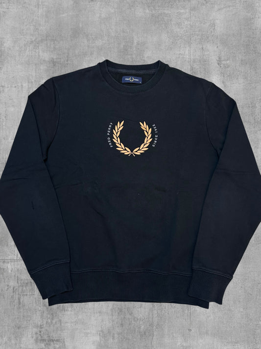 Fred Perry Sweatshirt Schwarz M