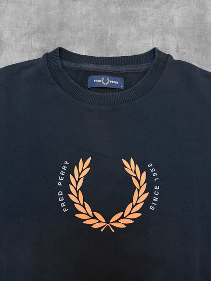 Fred Perry Sweatshirt Schwarz M