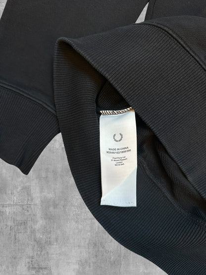 Fred Perry Sweatshirt Schwarz M