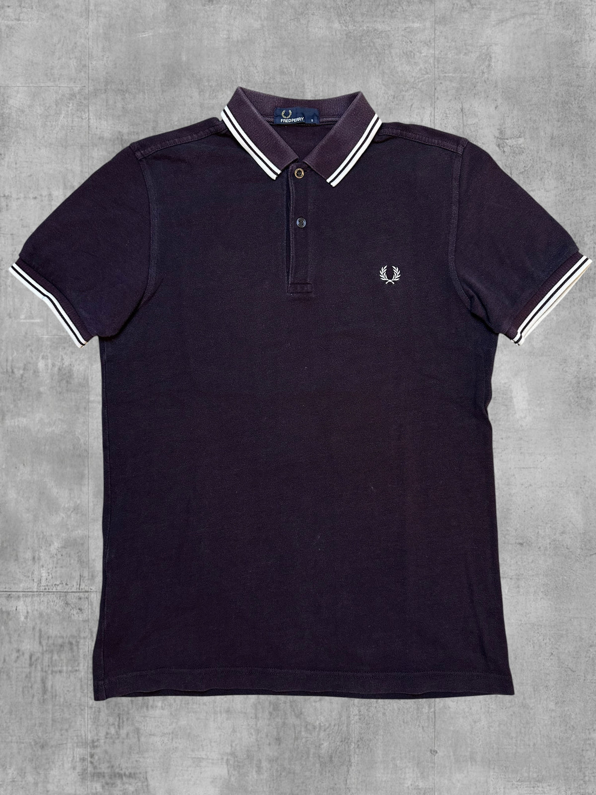 Fred Perry Poloshirt Weinrot S