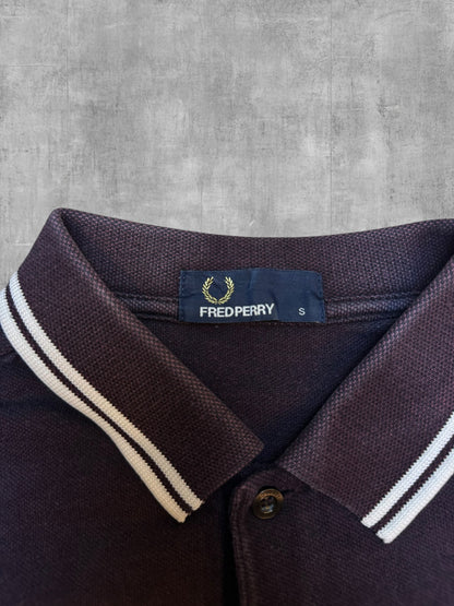 Fred Perry Poloshirt Weinrot S
