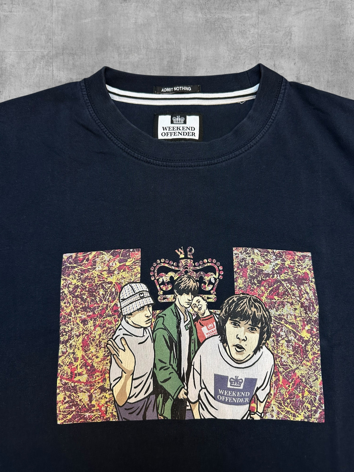 Weekend Offender T-shirt Blu navy S