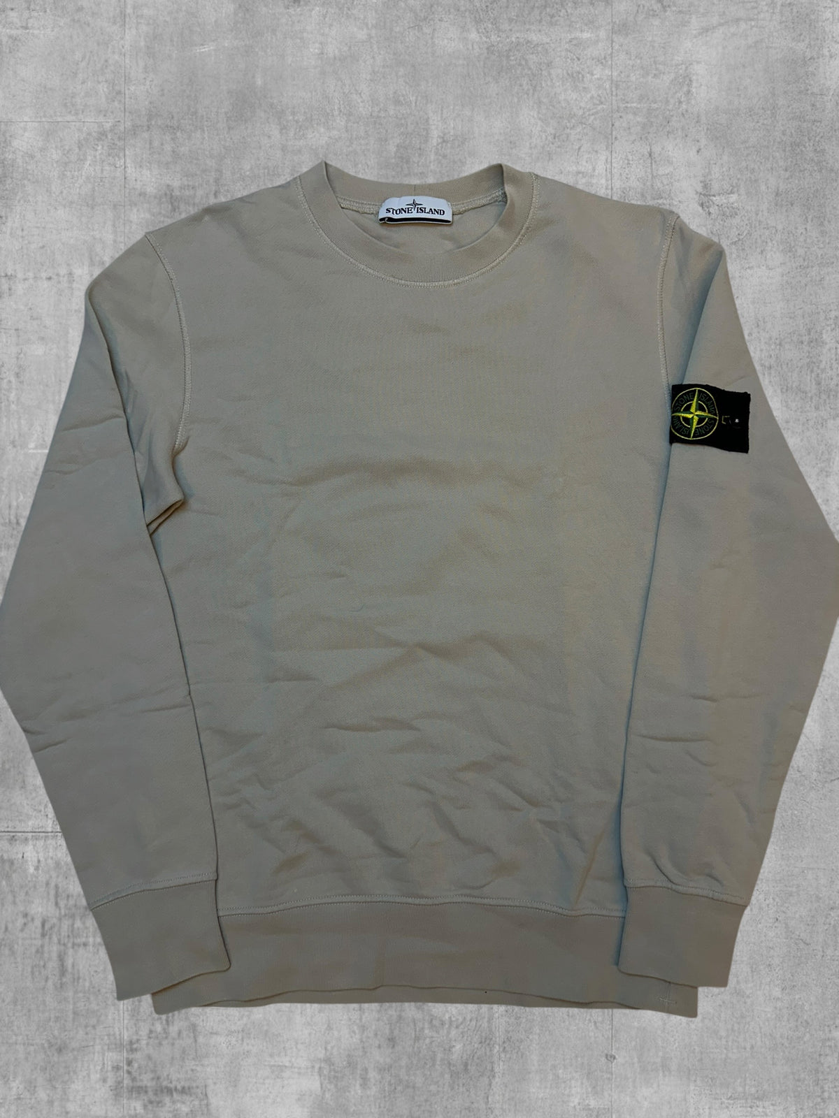 Stone Island Felpa Beige S